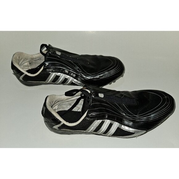 Adidas Techstar Track & Field Cleats Black Silver White Shoes 553838 US 10 READ - Picture 5 of 16